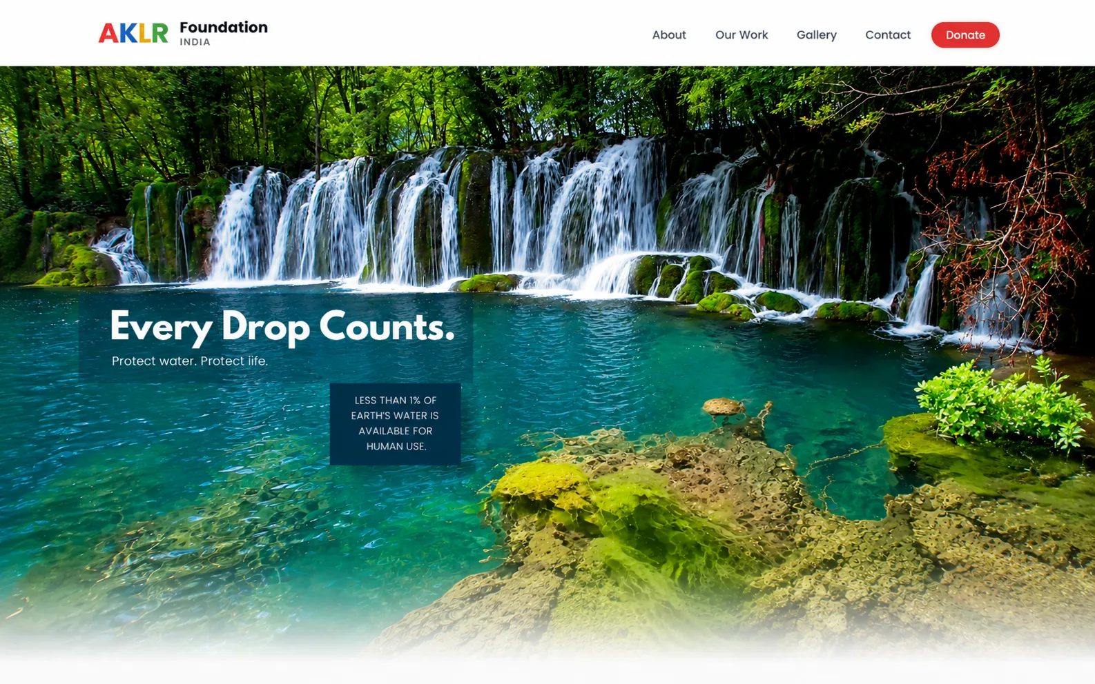 AKLR Foundation website screenshot